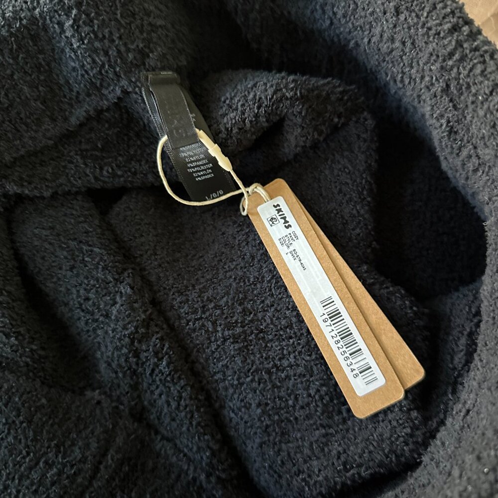 SKIMS Women's Cozy Leg Pants NWT (Large) in Onyx - Picture 5 of 6